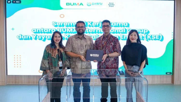 BUMA Internasional Group (DOID) Gaet Yayasan Karya Salemba Empat, Bakal Salurkan Beasiswa