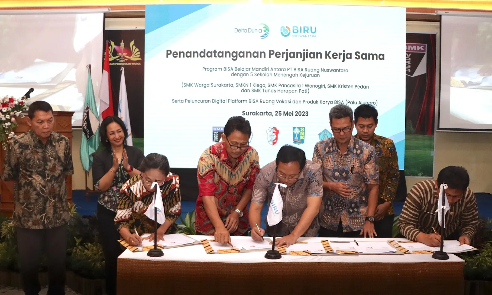 Delta Dunia Group Melalui BIRU, Mendukung Pemerintah Meningkatkan Keterampilan Siswa SMK Lewat Program Pelatihan Berbasis Industri dan Kewirausahaan